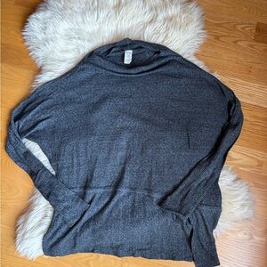 We The Free Charcoal Knit Top